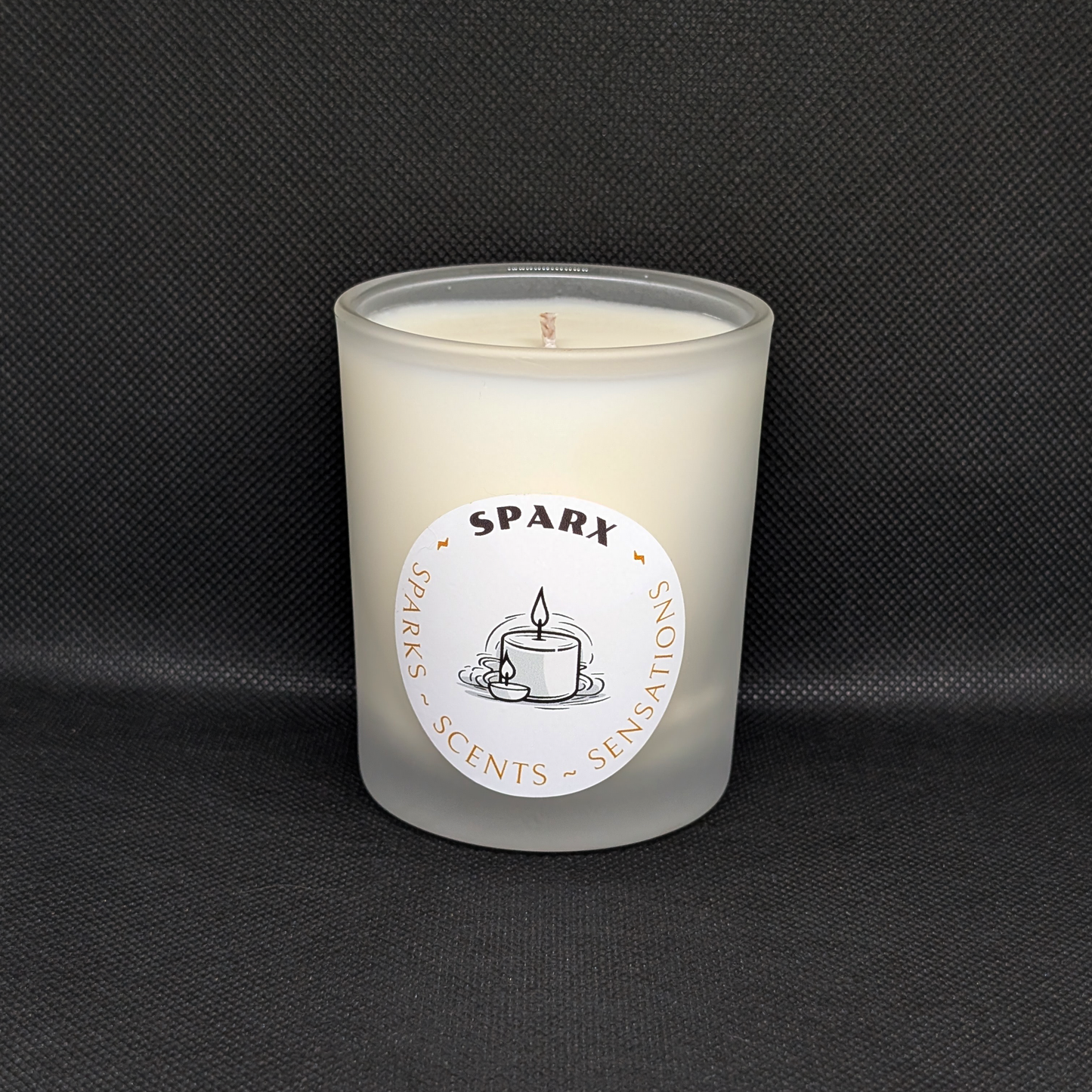 OPALINE VEIL (GARDENIA) Scented Soy Candle in Frosted Glass
