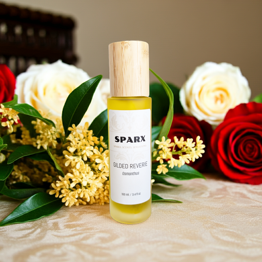 GILDED REVERIE (OSMANTHUS) Perfume Oil (EDP) for hair and skin with Organic Jojoba Oil Base