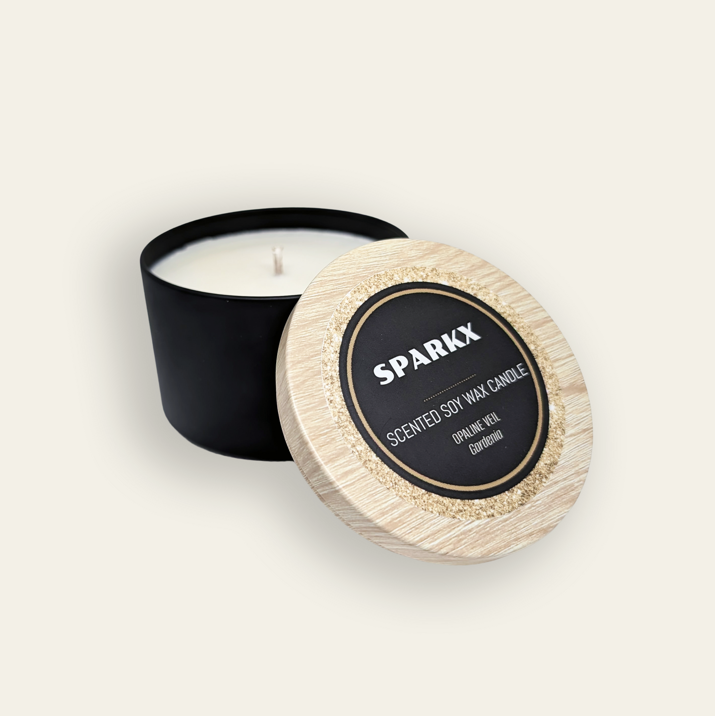OPALINE VEIL (GARDENIA) Scented Soy Candle in Tin
