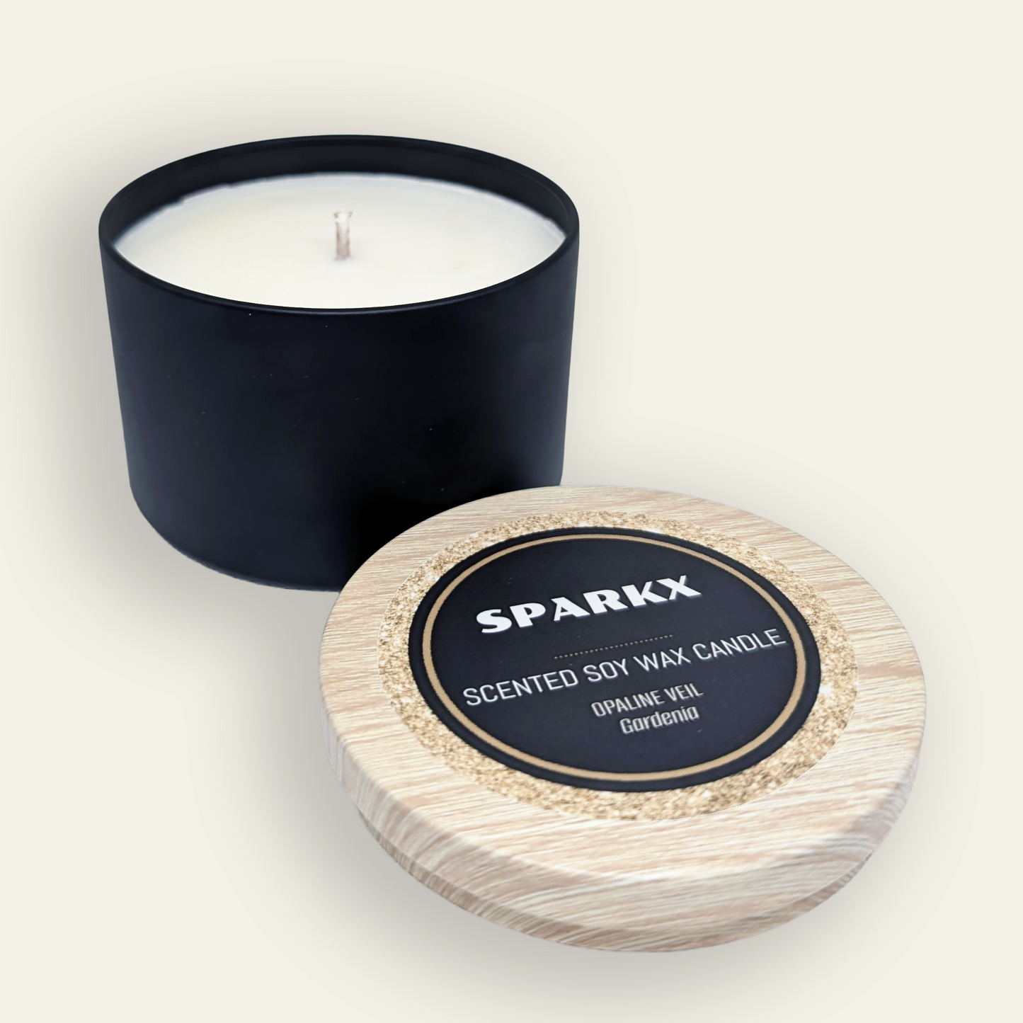 OPALINE VEIL (GARDENIA) Scented Soy Candle in Tin