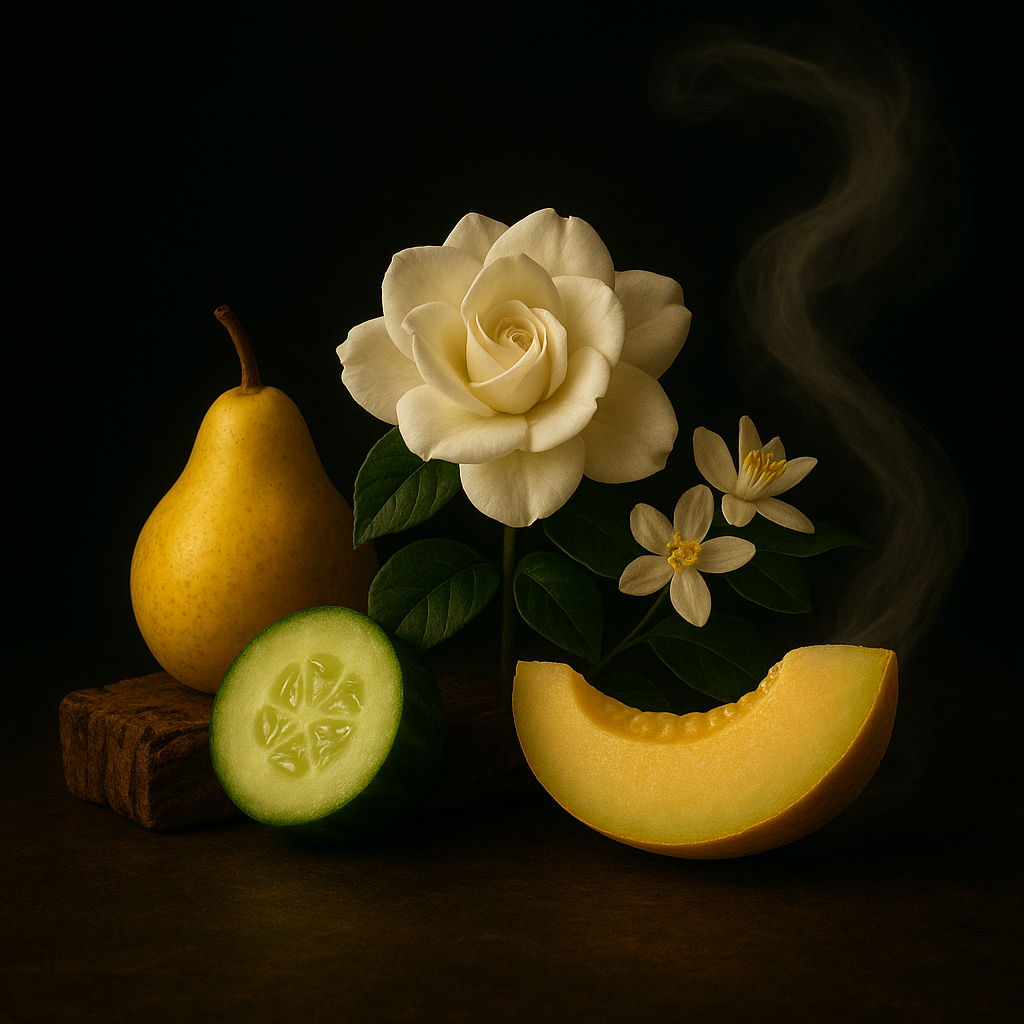 OPALINE VEIL (GARDENIA) Scented Soy Candle in Frosted Glass