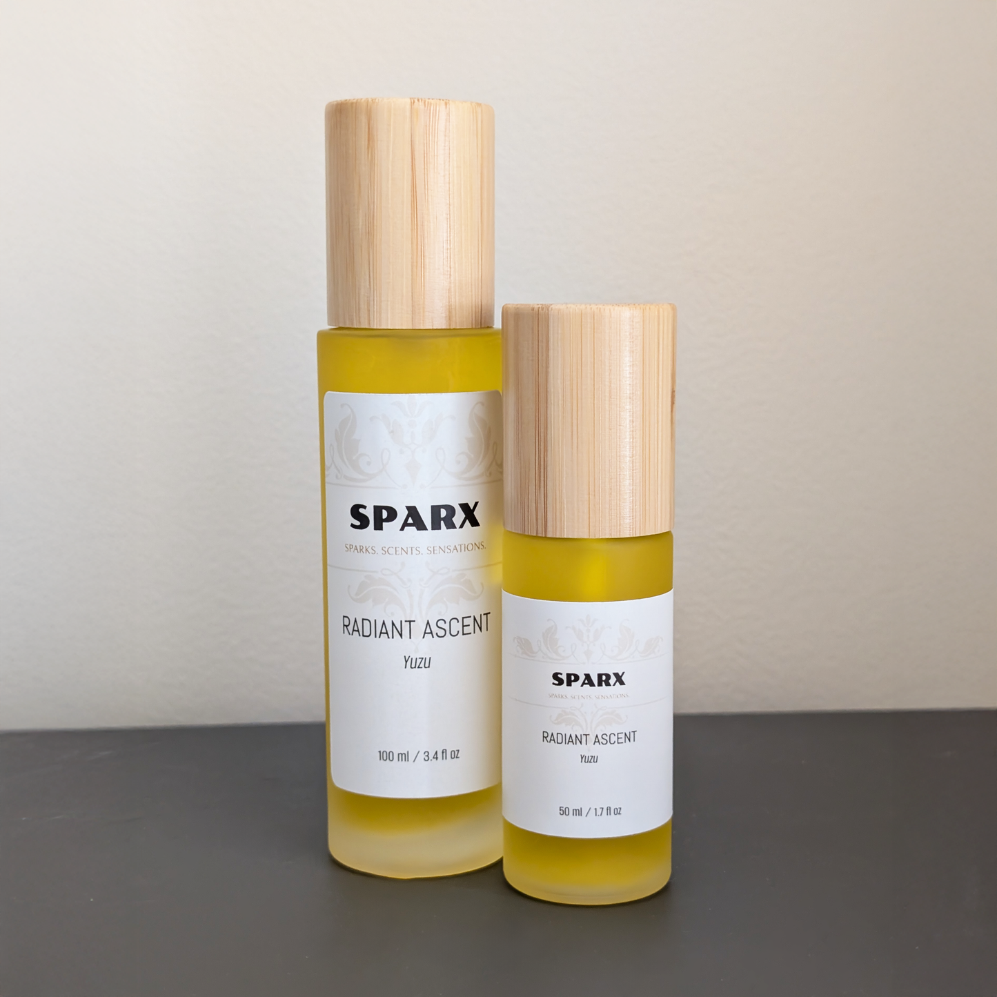 RADIANT ASCENT (YUZU) Perfume Oil (EDP) for hair and skin with Organic Jojoba Oil Base
