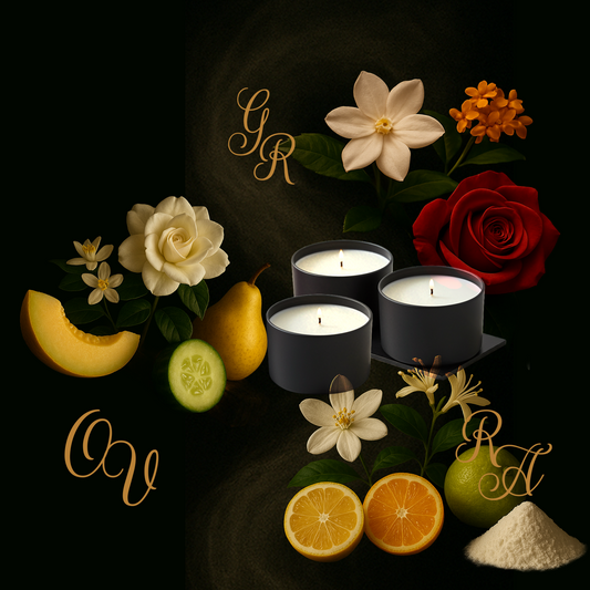 Curated Your Gift-able Candle Set with three Scented Soy Candles in Tin - SPARX SIGNATURE TRIO