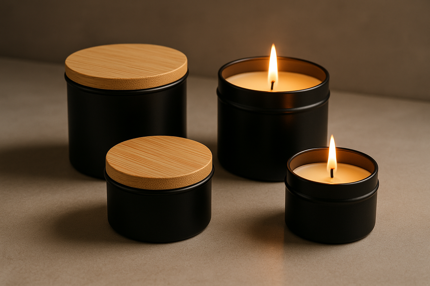 TIN CANDLE COLLECTION
