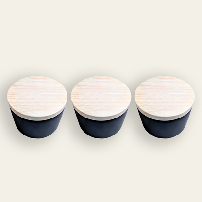 Curated Candle Set with three Scented Soy Candles in Tin - SPARX SIGNATURE TRIO