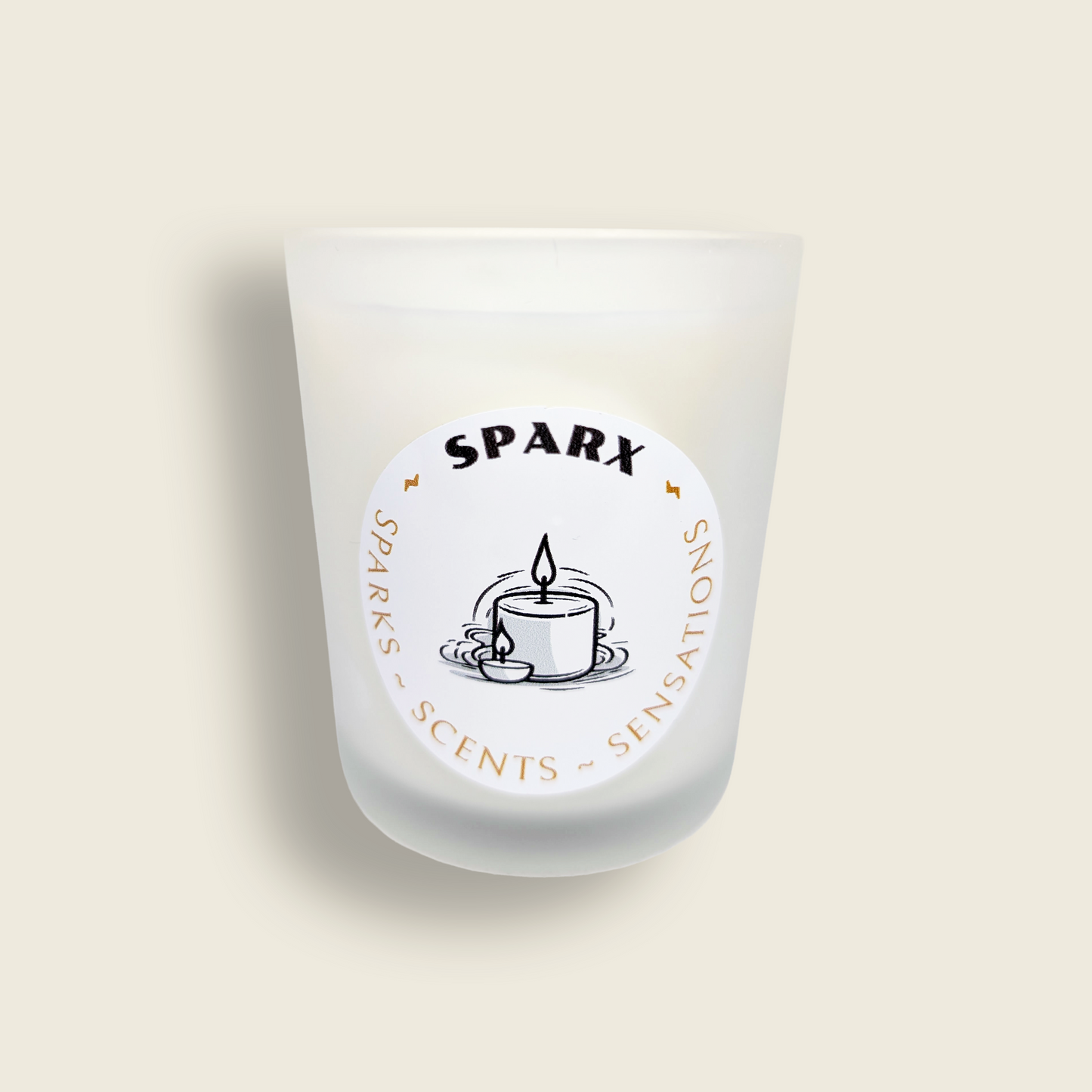 RADIANT ASCENT (YUZU) Scented Soy Candle in Frosted Glass