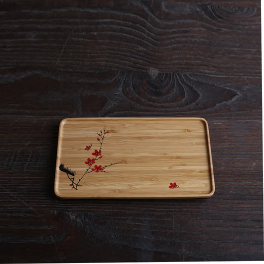 Hand Painted Dry Brewed Bamboo Candle Holders, Office and Home Accessories