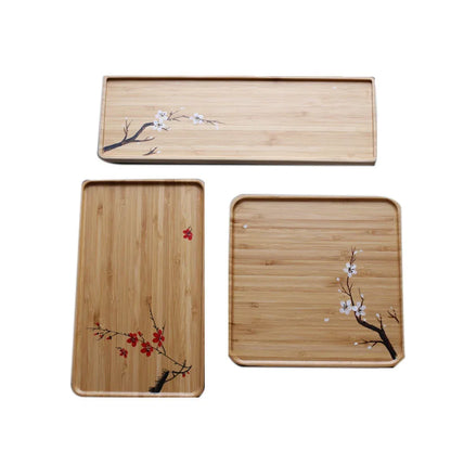 Hand Painted Dry Brewed Bamboo Candle Holders, Office and Home Accessories