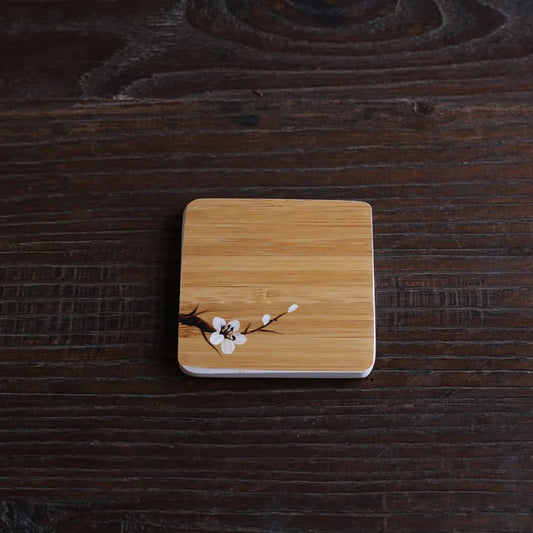 Hand Painted Dry Brewed Bamboo Candle Holders, Office and Home Accessories