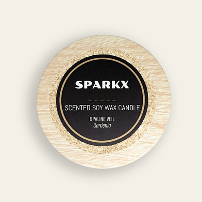 OPALINE VEIL (GARDENIA) Scented Soy Candle in Tin