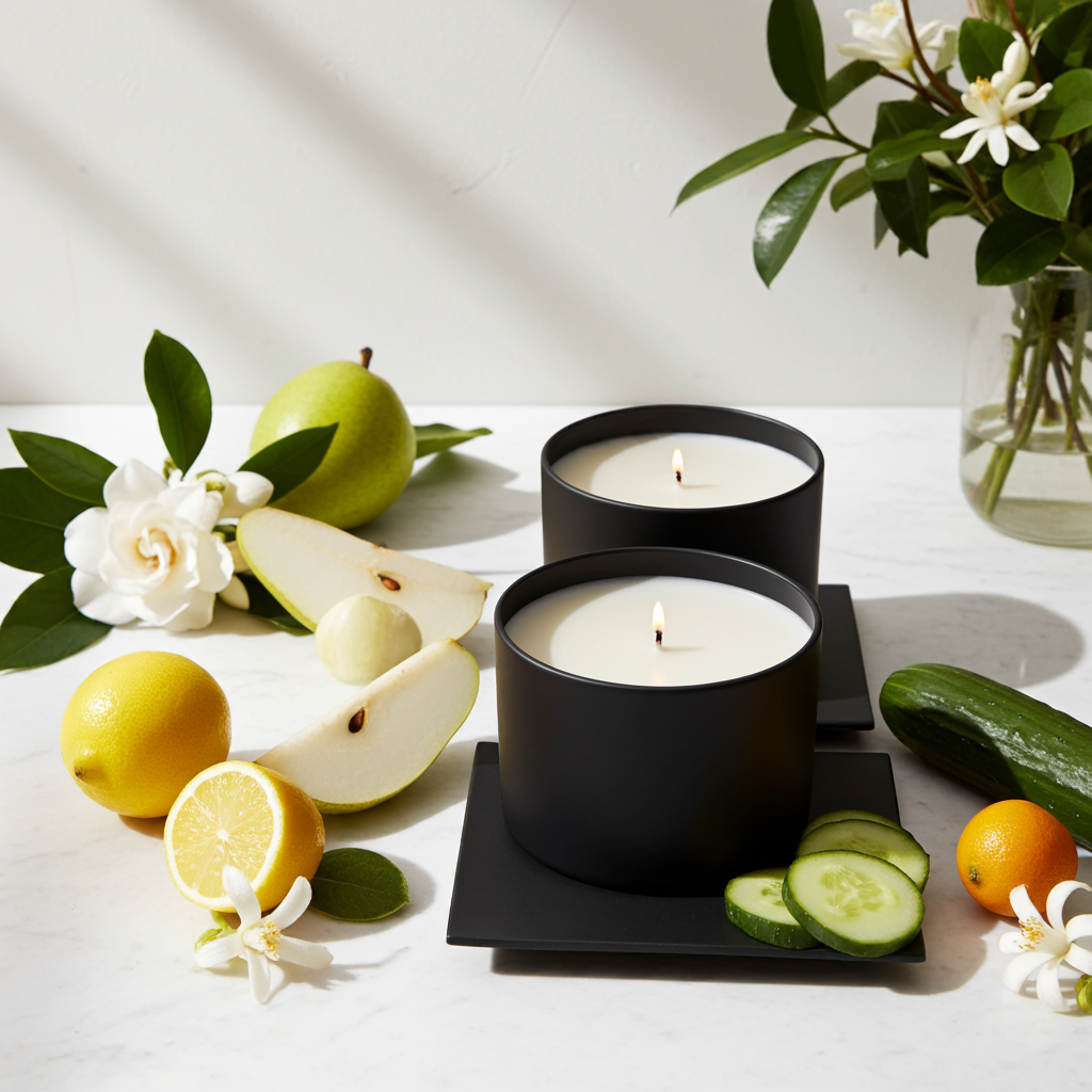 OPALINE VEIL (GARDENIA) 無垢の梔 Scented Soy Candle in Tin