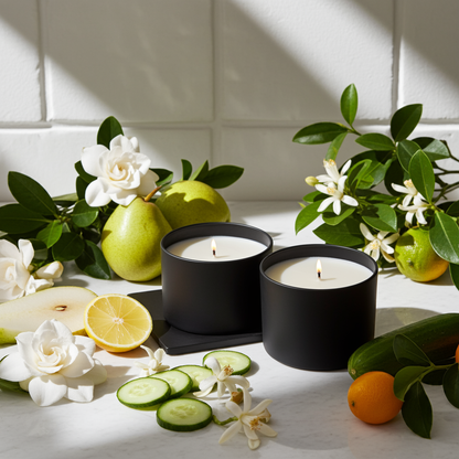 OPALINE VEIL (GARDENIA) 無垢の梔 Scented Soy Candle in Tin