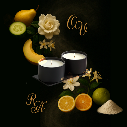 Curated Your Gift-able Candle Set with two Scented Soy Candles in Tin - SPARX DUET SET