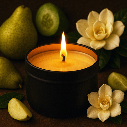 OPALINE VEIL (GARDENIA) Scented Soy Candle in Tin