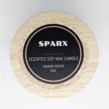 RADIANT ASCENT (YUZU) Scented Soy Candle in Tin
