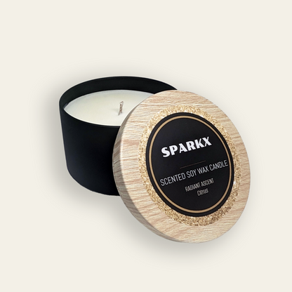 RADIANT ASCENT (YUZU) Scented Soy Candle in Tin