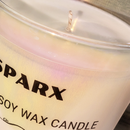 BUBBLE DREAM (WISTERIA) 仏鈴の境 Scented Soy Candle in Iridescent Glass