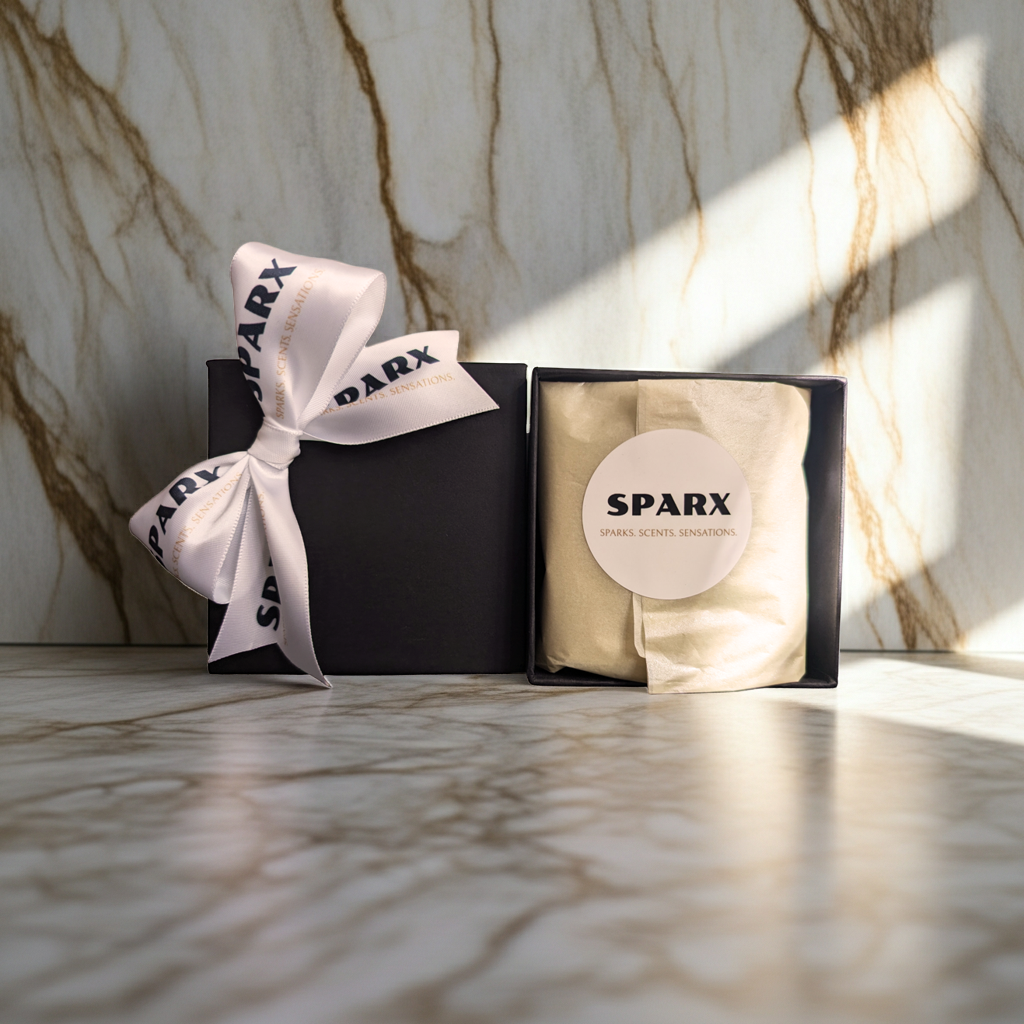 SPARX CHYPRE (TEAKWOOD) Scented Soy Candle in Frosted Glass